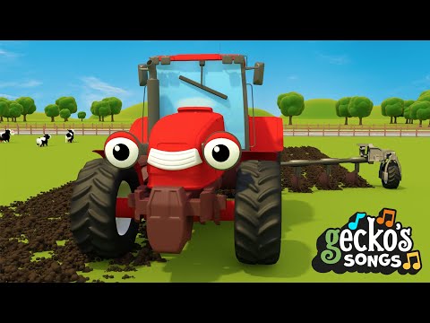 Trevor The Tractor At The Farm | Old MacDonald Had A Farm Song | Nursery Rhymes & Kids Songs