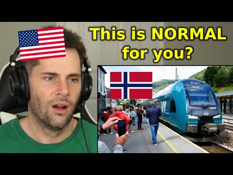 American Reacts to Norway's Rural Passenger Trains