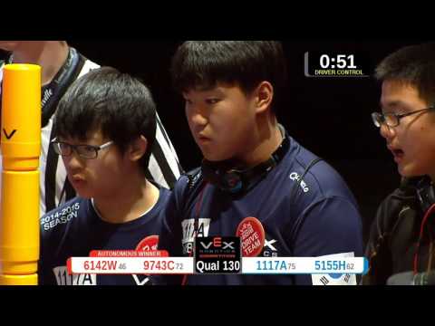 2015 VRC-MS Spir Q130 -  (6142W 1117A) 41-Spirit Div-VRC Middle School-VEX Worlds 2015