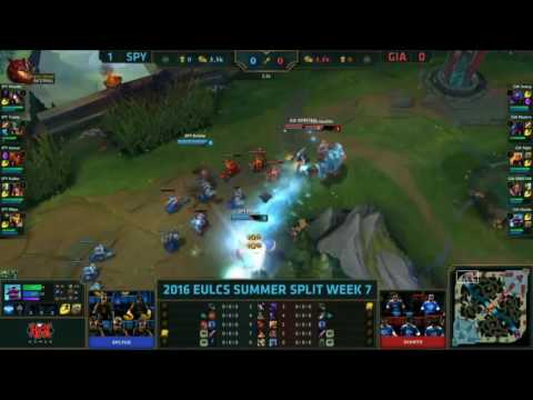 SPY vs GIA Game 2 D2W7 EU LCS Summer Split 2016 | Giants vs Splyce Day 2 Week 7
