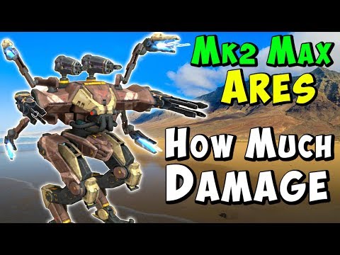 Mk2 Max ARES Experiment: How Much Damage? War Robots Gameplay WR