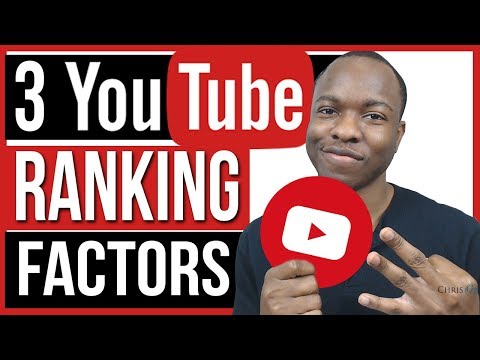 3 YouTube Ranking Factors That Matter The MOST (YouTube Ranking Algorithm EXPLAINED) Video