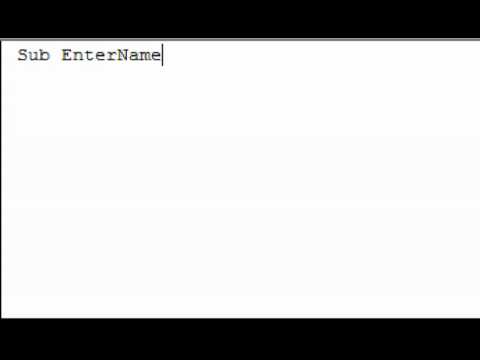 Excel VBA Beginner Tutorial