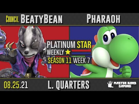 PSW S11:W7 - Council | BeatyBean (Wolf, Wario) vs Pharaoh (Yoshi) - L Quarterfinals