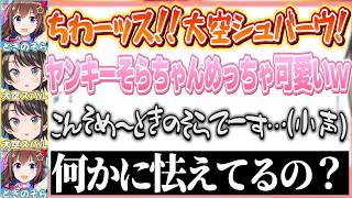 お互いのモノマネをした結果そらちゃんからマジ心配されるスバル【大空スバル/ときのそら/ホロライブ切り抜き】