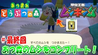 【あつまれどうぶつの森】あつ森で採ったムシをムシキング基準で解説！最終回全てのムシをコンプリート！どうぶつの森版こんちゅうパークの完成！【ゆっくり手描き実況】