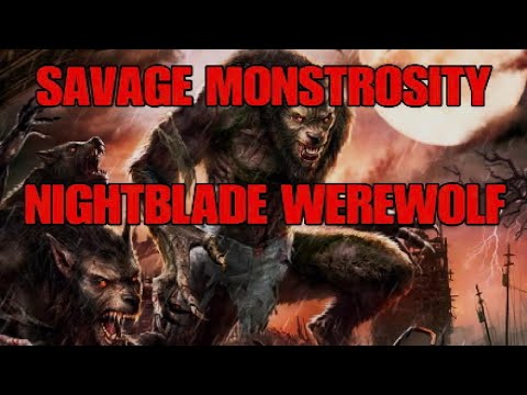 ESO - SAVAGE Monstrosity! Nightblade Werewolf Test Build Coming Soon