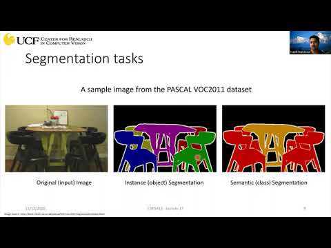 CAP5415 Lecture 25 [Semantic Segmentation] - Fall2021
