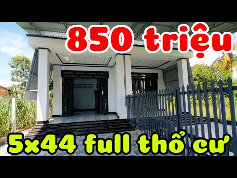 Bán nhà 850 triệu rộng 222m2 có 3 phòng ngủ ở Long Chữ Tây Ninh cách TPHCM 70km bao giấy tờ