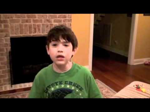 7 year old snaggle tooth sings Justin Bieber 