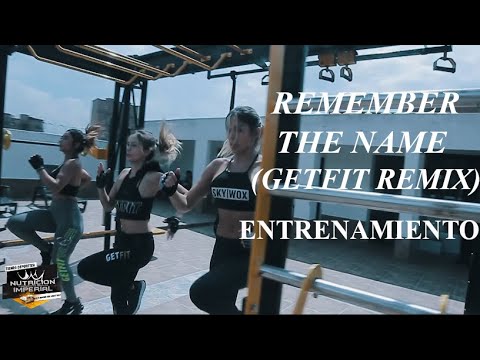 GETFIT Remember the name (Special REMIX) Entrenando afuera.