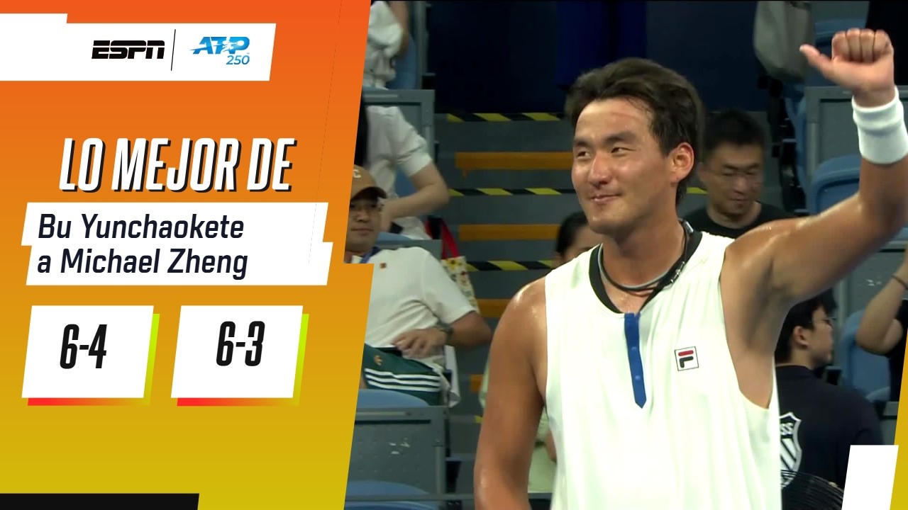 EL LOCAL BU YUNCHAOKETE VENCIÓ A MICHAEL ZHENG Y AVANZÓ DE RONDA EN EL ATP 250 DE HANGZHOU | RESUMEN