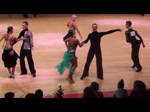 Edgaras Baltaragis - Indre Kucinskaite DanceForum 2017 WDSF int Open Latin 1/4 Cha-Cha