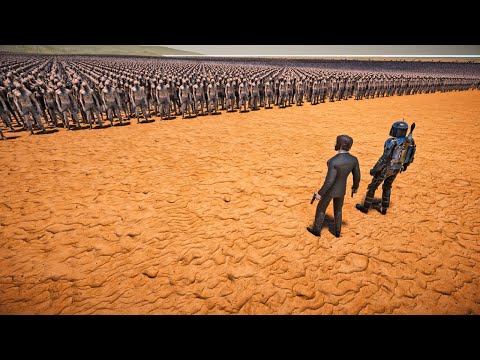 JOHN WICK & MANDALORIAN VS 1,000,000 ZOMBIES - Ultimate Epic Battle