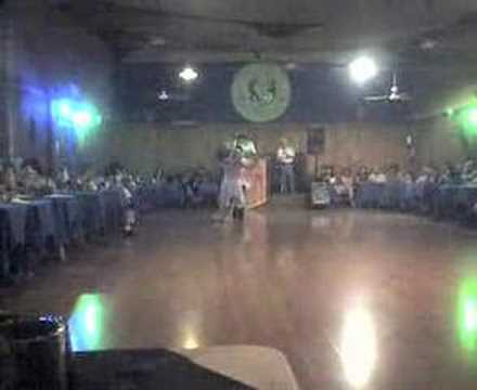  Hernan Alvarez Prieto  and  Dina Salvo  are  dancing  to  the  tango  "  Cancion De Rango  "