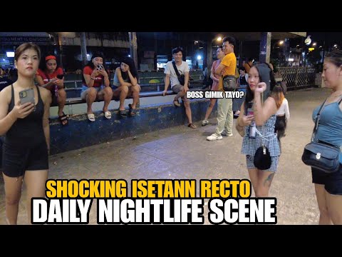 SHOCKING! INSANE OFFER ISETANN RECTO AVENUE NIGHTLIFE SCENE | MANILA PHILIPPINES[4K] WalkingTour
