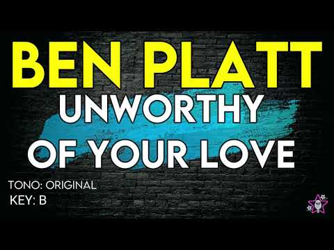 Ben Platt - Unworthy Of Your Love - karaoke instrumental