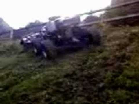 MRCina rc slope mower testing