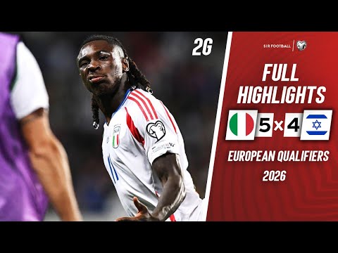 Italy vs Israel 5-4 • Highlights & Goals • World Cup Qualifiers