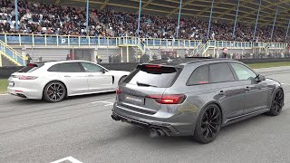 Audi ABT RS4+ Avant B9 vs Porsche Panamera Sport Turismo Turbo