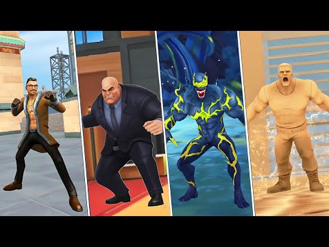 Spider Fighter 3: Action Game - All Boss Fights With Cutscenes (1080P 60FPS)