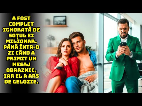 A FOST COMPLET IGNORATĂ DE SOȚUL EI MILIONAR PÂNĂ CÂND UN MESAJ OBSCEN L-A FĂCUT SĂ ARDĂ DE GELOZIE.