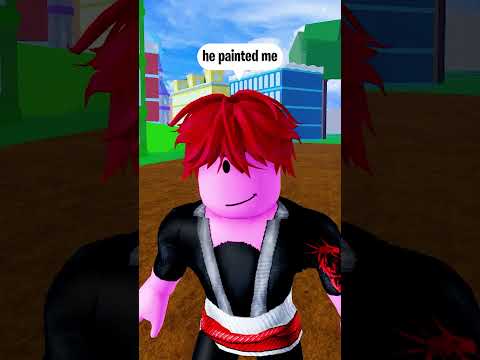 BULLY CHEATED THE FRUIT COLOR CHALLENGE IN BLOX FRUITS! (GONE WRONG) #shorts