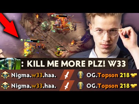 TOPSON EARTH SPIRIT MID! Feed hard then Comeback  - OG vs Nigma (GAME 1) - BLAST Bounty Hunt DOTA 2