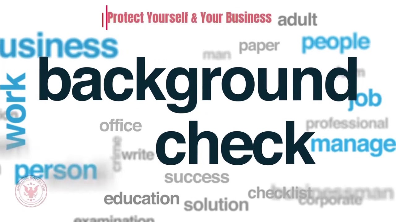 American Notary USA National Background Check