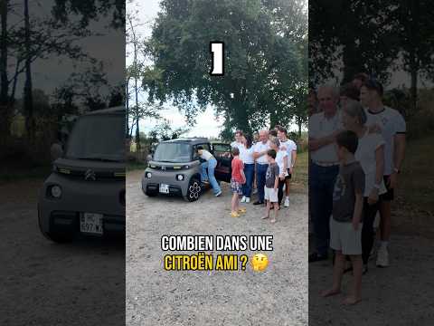 COMBIEN de PERSONNES dans une CITROËN AMI ?  #automobile #citroen #cars