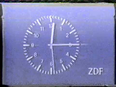 ZDF Uhr HEUTE zum SENDESCHLUß