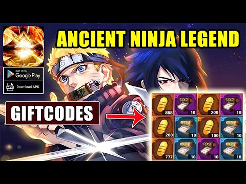 Ancient Ninja Legend & 8 Giftcodes Gameplay - Naruto Idle RPG Android Game