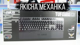 ASUS TUF Gaming K3 Kailh Red Ru (90MP01Q0-BKRA00) - відео 1