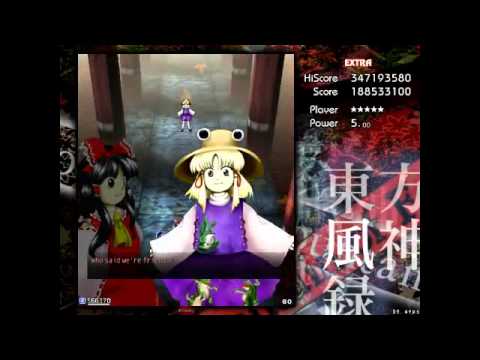MoF Extra Stage - Suwako Moriya Boss Fight