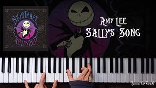 Evanescence&#39;s Amy Lee - SALLY&#39;S SONG (Piano Tutorial) [PART. 01 / VERSE 01]
