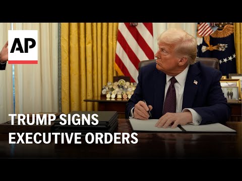 Trump signs executive orders