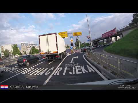 Karlovac - CROATIA 2019 Road Trip DASHCAM WWW.TOFIL.NET