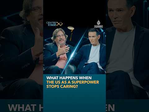 What happens when the US as a superpower stops caring? | Centre Stage