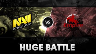 Huge battle by Na'Vi vs Team Empire @Excellent Moscow Cup 2