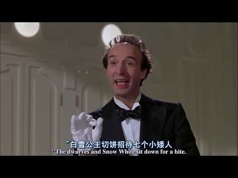 Life Is Beautiful（1997）—The comedians movie，Scene of restaurant changing food  |MovieHeaven