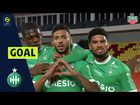 Goal Denis BOUANGA (29' pen - AS SAINT-ÉTIENNE) AS MONACO - AS SAINT-ÉTIENNE (2-2) 20/21
