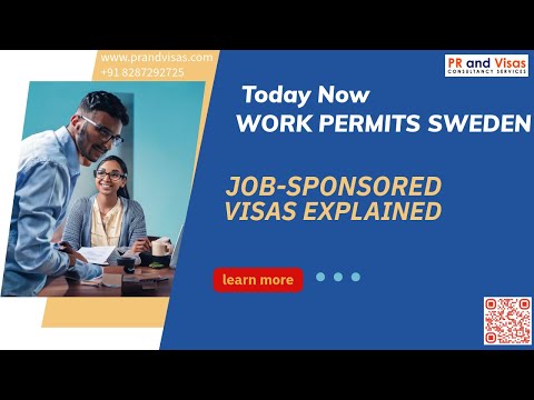 Explore a New Horizon: Your Pathway to Sweden#jobsearch #jobs #immigration #job #prandvisas