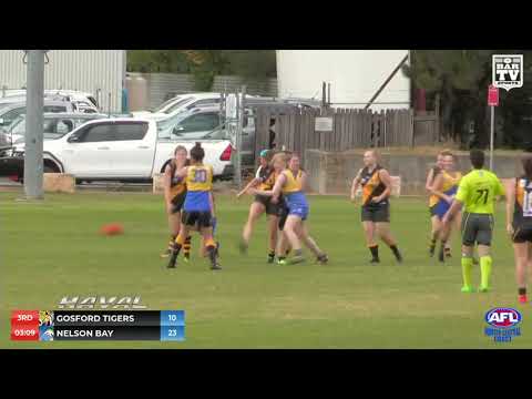 2019 HCCAFL Black Diamond Womens Round 10 Highlights - Gosford v Nelson Bay