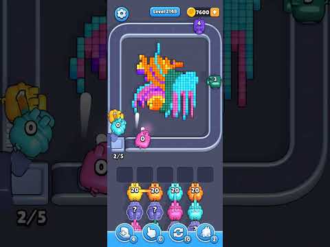 Pixel Flow Level 2148 Walkthrough