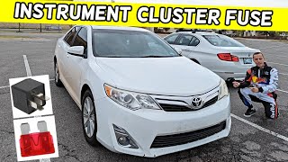 TOYOTA CAMRY INSTRUMENT CLUSTER FUSE LOCATION, INSTRUMENT CLUSTER NOT WORKING 2012 2013 2014