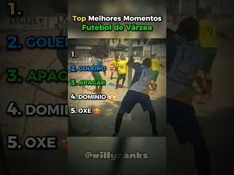 Rankeando Melhores Momentos do Futebol de Várzea #futebol #shorts #ranking #top5 #memes