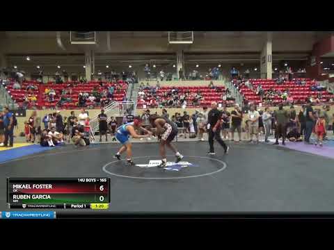 165 Lbs Round 3 - Mikael Foster, OK Vs Ruben Garcia, NM 14c1