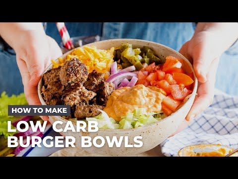 How to Make Keto Burgers in a Bowl - Low Carb Recipe