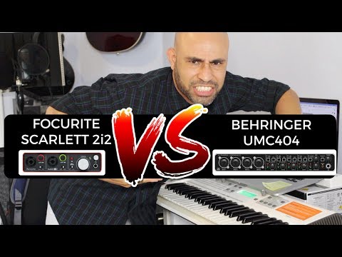 TECH TALK EP. 2 - FOCUSRITE 2i2 VS BEHRINGER UMC404  ???
