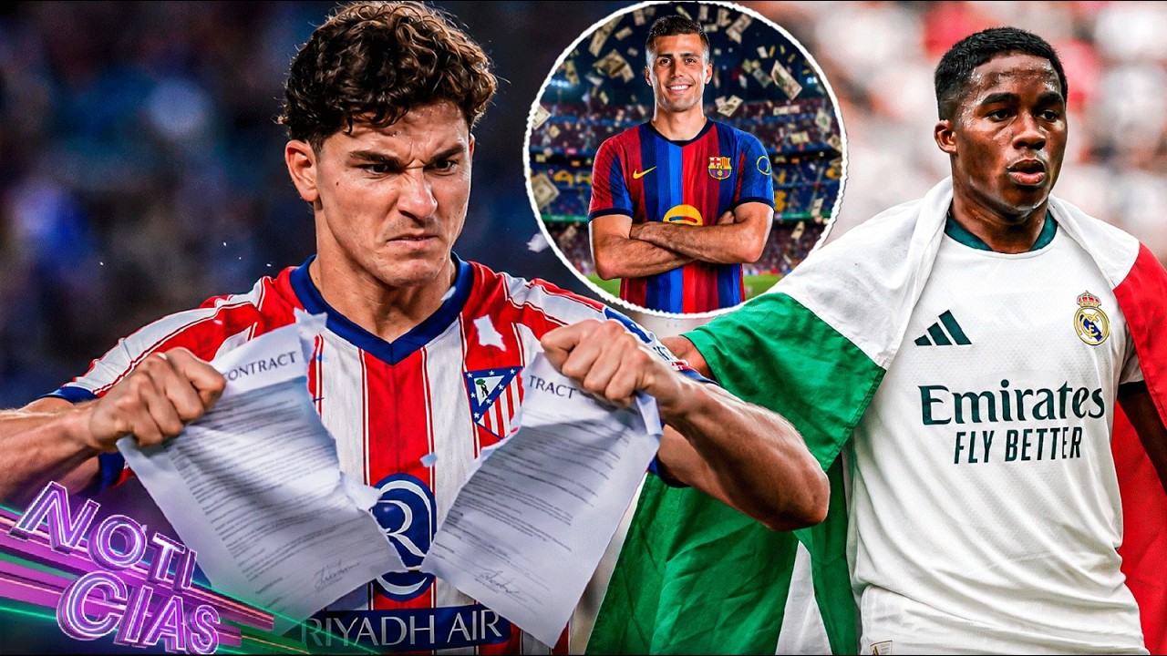 Rodri escogió al Barca por ESTO | Julián harto de su agente | Buscan a Endrick desde Italia
